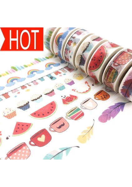NO.1863 Tarzı S Beden Bizim Tasarım Jiataihe Washi Bant Scrapbooking Kawaii Dekore Edilmiş Vintage Altın Maskeleme Bandı Diy 1rollslot (Yurt Dışından) indirimleri