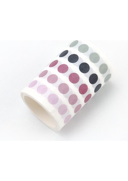 H Tarzı Temel Eleman Dekoratif Yapışkan Bant Nokta Maskeleme Washi Bant Diy Scrapbooking Sticker Etiket Japon Kırtasiye (Yurt Dışından)