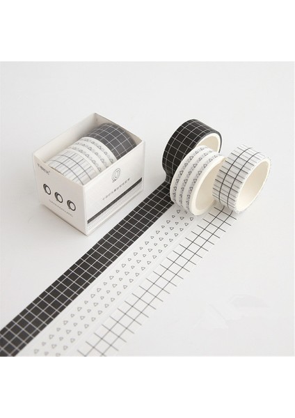 No.1 Tarzı Izgara Washi Bant Renkli Maskeleme Bandı Sevimli Washitape ve Cinta Adhesiva Decorativa Papeleria Kore Kırtasiye Plakband (Yurt Dışından) modelleri