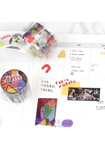 C Stili Mengtai Sanat Müzesi Harika Gece Maskeleme Washi Bant Yıldızlı Gökyüzü Dekoratif Yapışkan Bant Decora Diy Scrapbooking Sticker Etiket (Yurt Dışından)