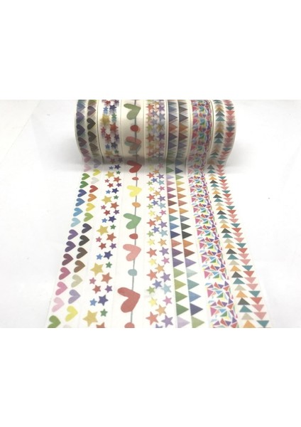 NO.2156 Stili S Beden Jiataihe Washi Bant Aşk Dekoratif Pirinç Bant Karalama Defteri Kağıdı Maskeleme Yapışkan Bant Ağaç Bandı (Yurt Dışından) indirimleri