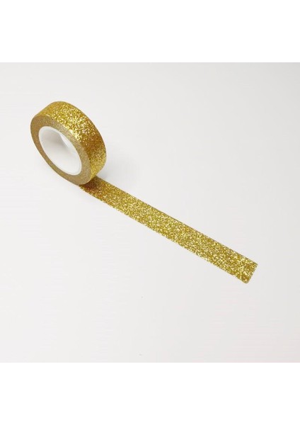 Altın Tarzı M Beden Yeni Varış Yapıştırıcı Altın Gerçekten Glitter Washi Bant Scrapbooking Noel Partisi Kawaii Sevimli Dekoratif Kağıt El Sanatları (Yurt Dışından)
