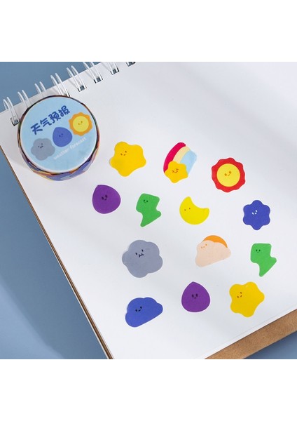 2-E Stili Rulo Çiçekler Petal Kalp Washi Bant Çıkartmalar Maskeleme Bandı El Sanatları Dıy Karalama Defteri Için Dekoratif Çıkartmaları (Yurt Dışından) fırsatları