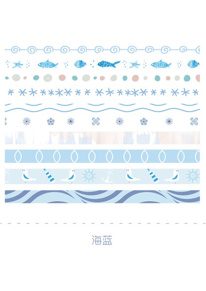 D Stili 10 Rollsbox Washi Bant Renkli Ince Maskeleme Bandı Planlayıcısı Scrapbooking Albümü Dekor Okul Ofis Kırtasiye (Yurt Dışından) fiyatları