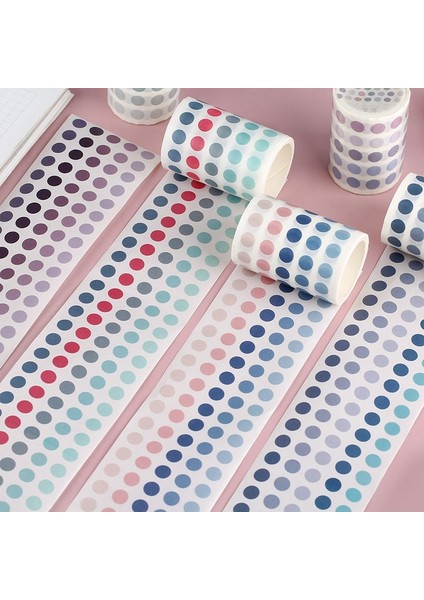 D Stili Temel Eleman Dekoratif Yapışkan Bant Nokta Maskeleme Washi Bant Diy Scrapbooking Sticker Etiket Japon Kırtasiye (Yurt Dışından) fırsatları