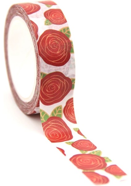 A330 Stili Olorful Çiçek Kağıt Washi Bant 15MM * 10M Çiçekler Maskeleme Bantları Dekoratif Çıkartmalar Dıy Japon Dekorasyon Bandı (Yurt Dışından)