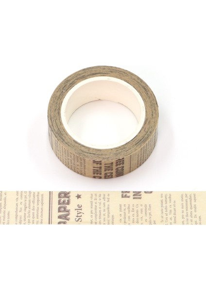 D Stili Vintage Mektup Damga Haritası Maskeleme Washi Bant Retro Eski Kağıt Dekoratif Yapışkan Bant Diy Scrapbooking Sticker Etiket Kırtasiye (Yurt Dışından)