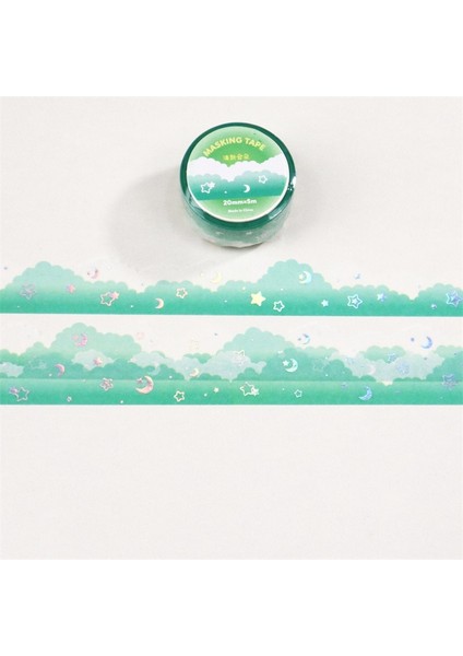 No.9 Tarzı 5m Kore Ins Sevimli Bronzlaştırıcı Washi Maskeleme Bandı Scrapbooking Dergisi Dekoratif Yapışkan Bantlar Dıy Malzeme Kırtasiye Çıkartmaları (Yurt Dışından)