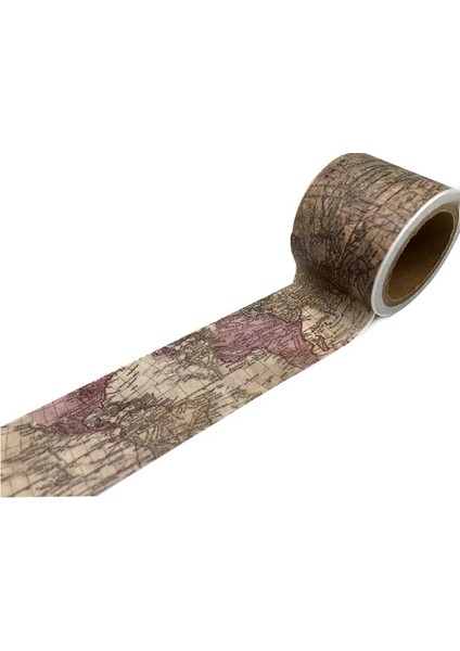 NO.2337 Tarzı S Beden Jiataihe Washi Bant Vintage Harita Bilet Washi Bant Dıy Dekoratif Scrapbooking Planlayıcısı Maskeleme Bandı Yapışkan Bant Etiket Sticker S (Yurt Dışından) fiyatları