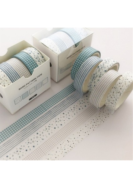 B Tarzı Ack Ay Yıldız Washi Bant Seti Dekorasyon Sticker Scrapbooking Günlüğü Yapışkanlı Maskeleme Bandı Kırtasiye Okul Malzemeleri (Yurt Dışından) indirimleri