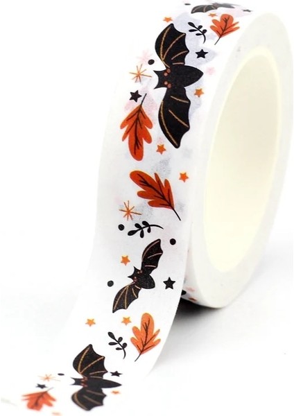 NO.1062 Stili Yeni M Dekoratif Kafatasları Örümcek Ağı Yarasa Cadılar Bayramı Washi Bant Seti Dıy Craft Planlayıcısı Yapıştırıcı Maskeleme Bandı Sevimli Kırtasiye (Yurt Dışından) indirimleri