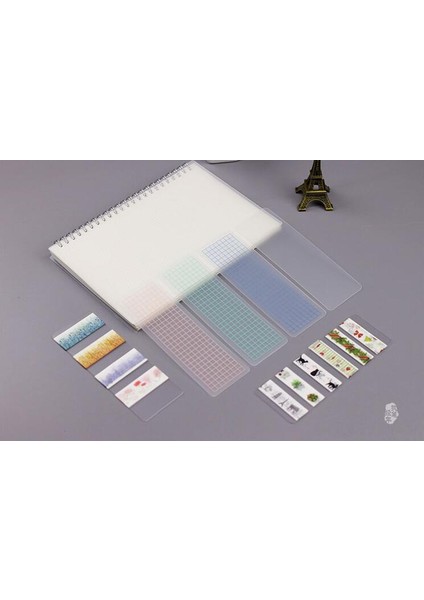 Greenn 10 Adet Tarzı Lot 5*15CM Mat Pvc Washi Bantlar Organizatör Bant Dağıtıcı Cetvel Araçları Sarma Bandı Kırtasiye (Yurt Dışından)