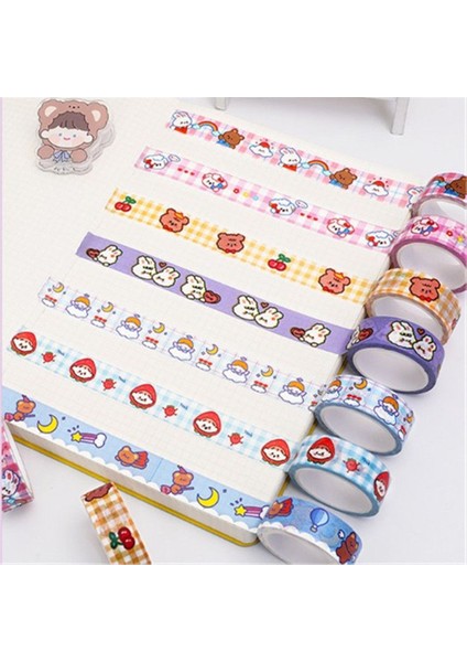 3m-B3 Stili Ofis Yapışkan Bant Malzeme Kağıt Kırtasiye Karikatür Ayı Tavşan Scrapbooking Malzemeleri Çıkartmalar Bant Dekoratif Günlüğü (Yurt Dışından)