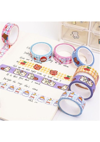 3m-B3 Stili Ofis Yapışkan Bant Malzeme Kağıt Kırtasiye Karikatür Ayı Tavşan Scrapbooking Malzemeleri Çıkartmalar Bant Dekoratif Günlüğü (Yurt Dışından)