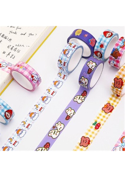 3m-B3 Stili Ofis Yapışkan Bant Malzeme Kağıt Kırtasiye Karikatür Ayı Tavşan Scrapbooking Malzemeleri Çıkartmalar Bant Dekoratif Günlüğü (Yurt Dışından)