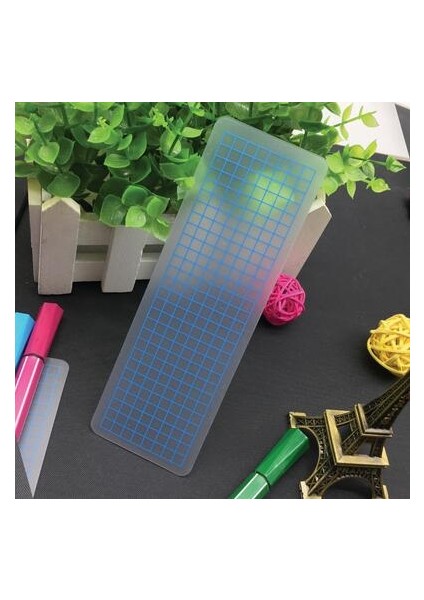 Mavi 10 Adet Tarzı Lot 5*15CM Mat Pvc Washi Bantlar Organizatör Bant Dağıtıcı Cetvel Araçları Sarma Bandı Kırtasiye (Yurt Dışından) fiyatları