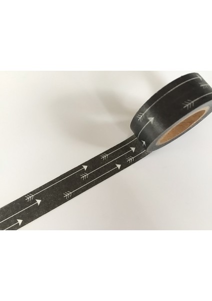 NO.1378 Tarzı S Beden Yapışkan Bant Siyah Aşk Scrapbooking Washi Bant Dıy Craft Yapışkan Dekoratif Maskeleme Bandı, Japon Kağıt Jiataihe Washi Bant (Yurt Dışından)