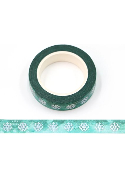 Q Stili Mengtai Merry Christmas Maskeleme Washi Bant Dekoratif Penguen Yaldız Folyo Yapışkan Bant Decora Diy Scrapbooking Sticker Etiket (Yurt Dışından)
