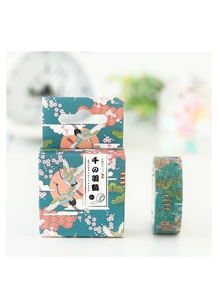 Q Stili 15MM x 7m Sevimli Lotkawaii Çiçek Gıda Hayvanlar Dekoratif Washi Bant Dıy Scrapbooking Maskeleme Bandı Okul Ofis Tedarik (Yurt Dışından)