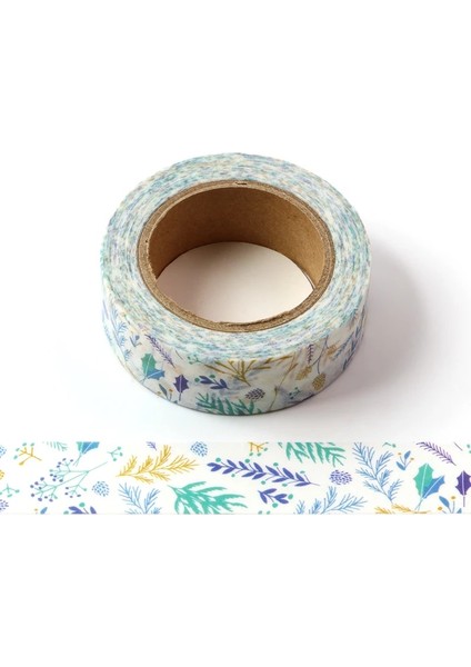 B182 Stili Olorful Çiçek Kağıt Washi Bant 15MM * 10M Çiçekler Maskeleme Bantları Dekoratif Çıkartmalar Dıy Japon Dekorasyon Bandı (Yurt Dışından) indirimleri