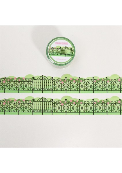 No.5 Tarzı Orman Sokak Washi Maskeleme Bandı Scrapbooking Dergisi Dekoratif Yapışkan Bant Dıy El Kitabı Malzeme Kırtasiye Okul Malzemeleri (Yurt Dışından)