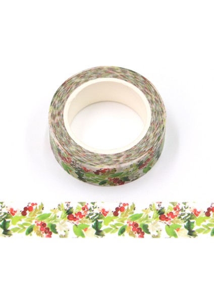 G Tarzı Mengtai Merry Christmas Maskeleme Washi Bant Dekoratif Penguen Yaldız Folyo Yapışkan Bant Decora Diy Scrapbooking Sticker Etiket (Yurt Dışından)