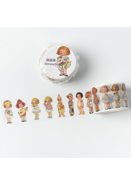 Wozuimei3.0cm Tarzı Lot Washi Maskeleme Bantları Paskalya Partisi Hayvanlar Dekoratif Yapışkanlı Scrapbooking Kendi Başına Yap Kağıdı Japon Çıkartmaları 5 M (Yurt Dışından)