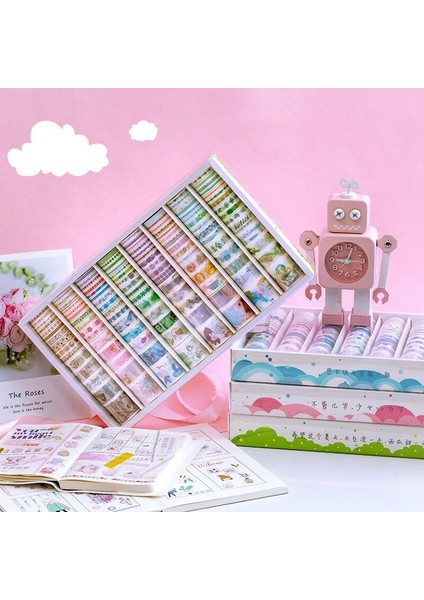 E Stili Et Siyah Folyo Washi Bant Japon Kağıt Dıy Planlayıcısı Maskeleme Bandı Yapışkan Bantlar Çıkartmalar Dekoratif Kırtasiye Bantları (Yurt Dışından) modelleri