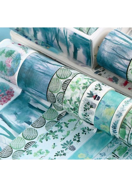 E Stili Et Siyah Folyo Washi Bant Japon Kağıt Dıy Planlayıcısı Maskeleme Bandı Yapışkan Bantlar Çıkartmalar Dekoratif Kırtasiye Bantları (Yurt Dışından) indirimleri