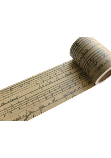 NO.2360 Stili S Beden Jiataihe Washi Bant Haritası Scrapbooking Kawaii Dekore Edilmiş Eski Altın Maskeleme Bandı Diy Harita, Ingilizce 1 Rollslot (Yurt Dışından)