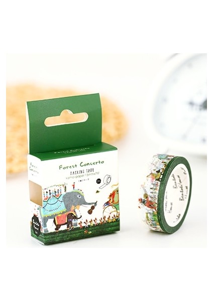 T Stili 15MM x 7m Sevimli Lotkawaii Çiçek Gıda Hayvanlar Dekoratif Washi Bant Dıy Scrapbooking Maskeleme Bandı Okul Ofis Tedarik (Yurt Dışından)