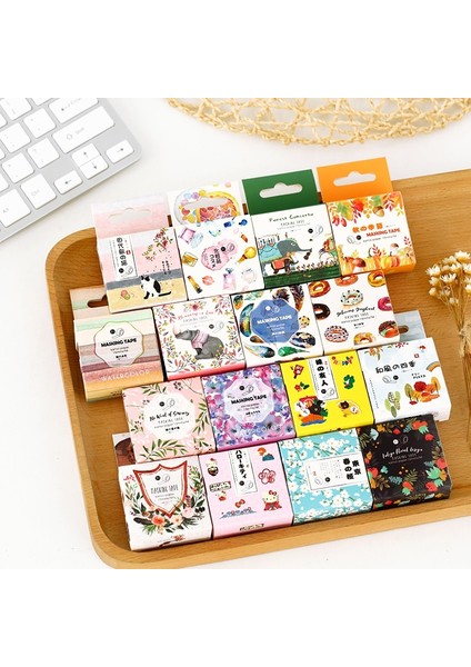T Stili 15MM x 7m Sevimli Lotkawaii Çiçek Gıda Hayvanlar Dekoratif Washi Bant Dıy Scrapbooking Maskeleme Bandı Okul Ofis Tedarik (Yurt Dışından) modelleri