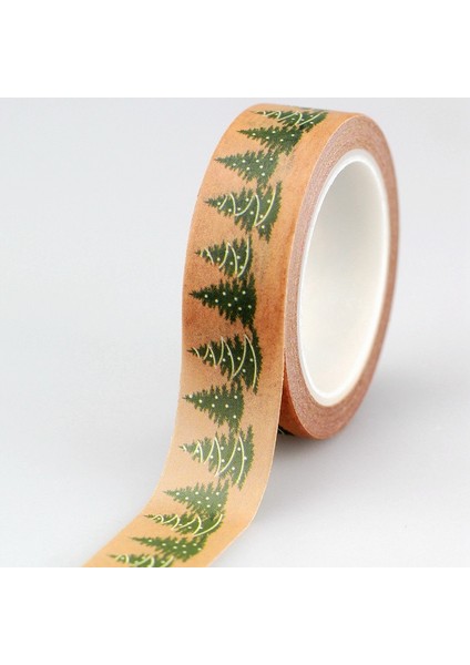 B Tarzı 8 Tasarımlar Sevimli Kar Geyiği Noel Ağacı Dekoratif Washi Bant Seti Dıy Scrapbooking Maskeleme Bandı Okul Ofis Tedarik (Yurt Dışından) fırsatları