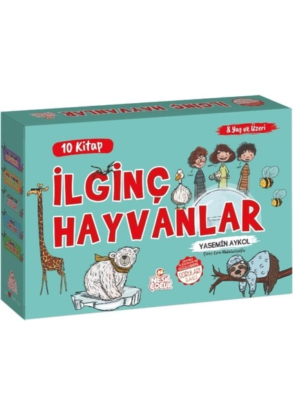 İlginç Hayvanlar 10 Kitap - Yasemin Aykol