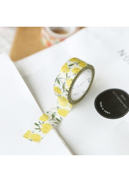 C Stili Taze Meyve Washi Bant Dıy Dekor Planlayıcıları Scrapbooking Sticker Yapımı Kağıt Dekorasyon Bandı Yapıştırıcı Okul Parti Malzemeleri (Yurt Dışından)