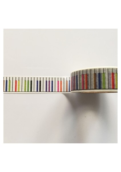 NO.777 Stili S Beden Jiataihe Washi Bant Etiket Kawaii Kırtasiye Müzik Notları Maskeleme Bandı Müzik Ayarlanmadı Yapışkan Bant Scrapbooking Bandı (Yurt Dışından)