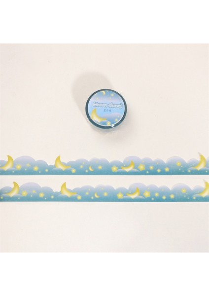 No.4 Tarzı 5m Yıldızlı Gökyüzü Bulut Perde Washi Maskeleme Bandı Scrapbooking Dergisi Dekoratif Yapışkan Bant Dıy Günlüğü Albümü Malzeme Kırtasiye (Yurt Dışından)