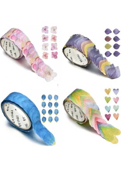 20 Stili Ayarla Rulo Maskeleme Yaprakları Bant Washi Bant Karalama Defteri Etiket Yapışkan Kağıt Çiçek (Yurt Dışından) modelleri