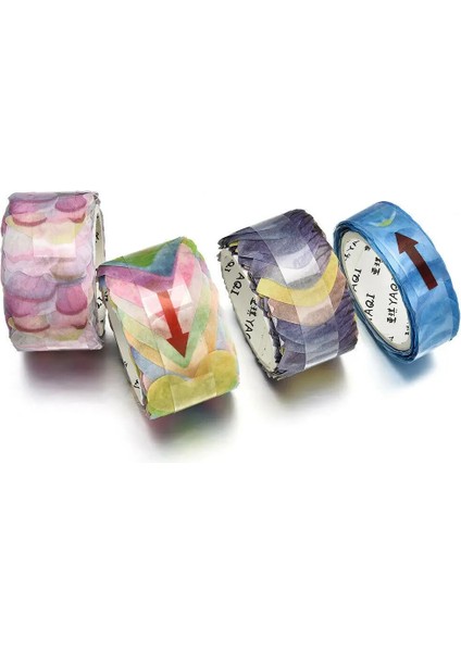 20 Stili Ayarla Rulo Maskeleme Yaprakları Bant Washi Bant Karalama Defteri Etiket Yapışkan Kağıt Çiçek (Yurt Dışından) indirimleri