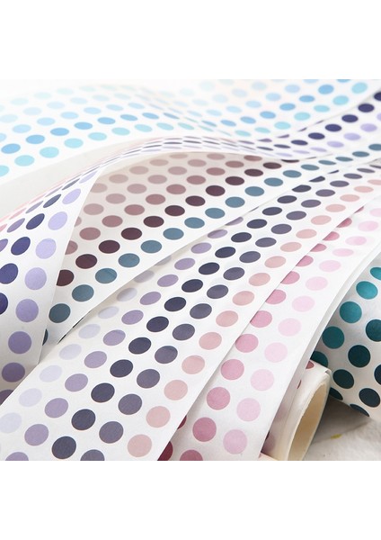 P Stili Temel Eleman Dekoratif Maskeleme Bandı Renkli Nokta Washi Bant Diy Scrapbooking Washi Etiket Etiket Japon Kırtasiye (Yurt Dışından) modelleri