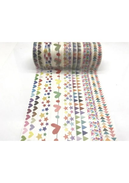 NO.2032 Tarzı S Beden Jiataihe Washi Bant Aşk Dekoratif Bant Karalama Defteri Kağıdı Maskeleme Yapışkan Bant Ağaç Bandı (Yurt Dışından) modelleri