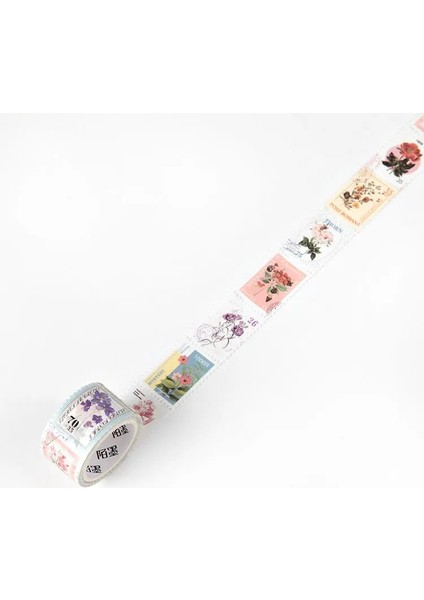 2-A Stili 25MM Geniş Posta Pulu Washi Bantlar Scrapbooking Için Dekoratif Çıkartmalar Dıy Sanatlar El Sanatları Albümü Takvimler (Yurt Dışından)