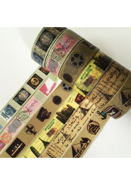 NO.1127 Stili S Beden Jiataihe Vintage Washi Bant Vintage Eyfel Kulesi Dıy Dekoratif Scrapbooking Planlayıcısı Maskeleme Bandı Yapışkan Bant Etiket Sticker (Yurt Dışından) fırsatları
