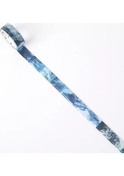 E Stili Galaxy Washi Maskeleme Bandı Diy Günlüğü Dekoratif Hediye Sarma Karalama Defteri Sanatları El Sanatları Için Yapışkan Kağıt Bant (Yurt Dışından)
