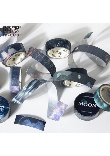E Stili Galaxy Washi Maskeleme Bandı Diy Günlüğü Dekoratif Hediye Sarma Karalama Defteri Sanatları El Sanatları Için Yapışkan Kağıt Bant (Yurt Dışından) indirimleri