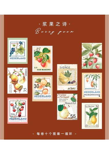 No.12 Tarzı Vintage Damga Serisi Avrupa Çiçek Bitki Dekoratif Yapışkan Bant Maskeleme Washi Bant Dıy Scrapbooking Sticker Etiket Kırtasiye (Yurt Dışından) fiyatları