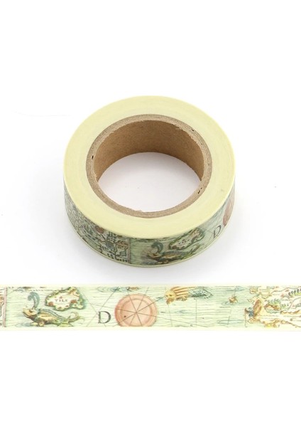 B295 Stili 1 Rulo Sevimli Lotkawaii Çiçek Gıda Hayvanlar Dekoratif Washi Bant Dıy Scrapbooking Maskeleme Bandı Okul Ofis Tedarik (Yurt Dışından)