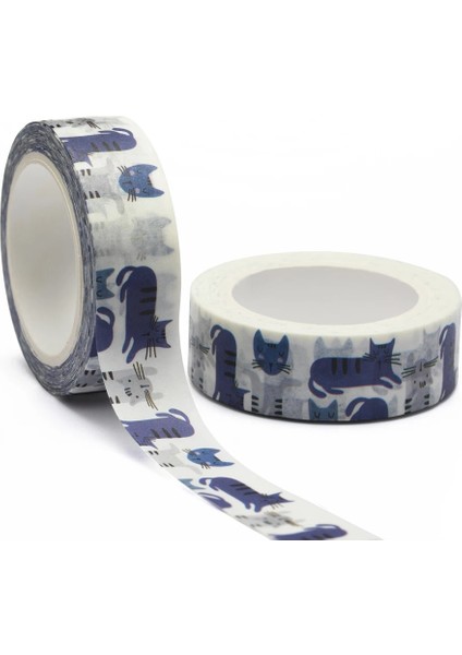 A413 Stili 2021 Yeni M Kedi Küçük Kalpli Kedi Paws Kedi Dikişsiz Dekoratif Washi Bant Scrapbooking Maskeleme Bandı Okul Ofis Tedarik (Yurt Dışından)