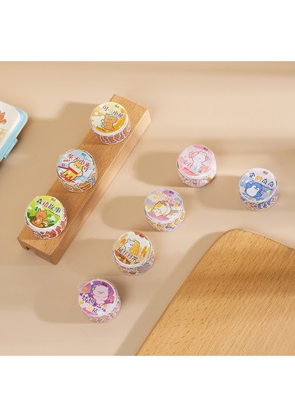 D Stili Kawaii Bulut Hayvanat Bahçesi Maskeleme Washi Bant Sevimli Kedi Penguen Dekoratif Yapışkan Bant Decora Diy Scrapbooking Sticker Etiket (Yurt Dışından) indirimleri