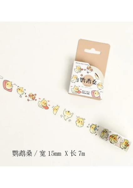 G Tarzı Sevimli Mühür Panda Hamster Hayvanlar Maskeleme Washi Bant Dekoratif Yapışkan Bant Decora Diy Scrapbooking Sticker Etiket Kırtasiye (Yurt Dışından) fiyatları